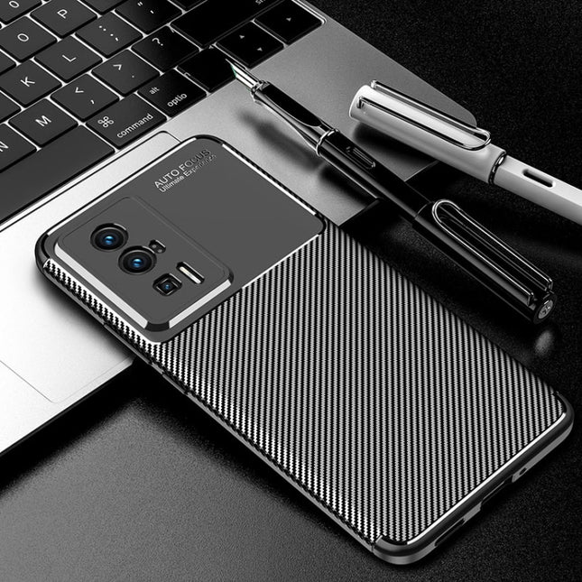 Carbon Fiber Texture Shockproof TPU Phone Case, For Xiaomi Redmi K60, For Xiaomi Redmi K60 Pro, For Xiaomi Redmi K60E