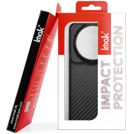 IMAK Ruiyi Series Carbon Fiber PU + PC Phone Case, For Xiaomi 13 5G 7.98mm Glass Version, For Xiaomi 13 Pro 5G 8.38mm Ceramic Version
