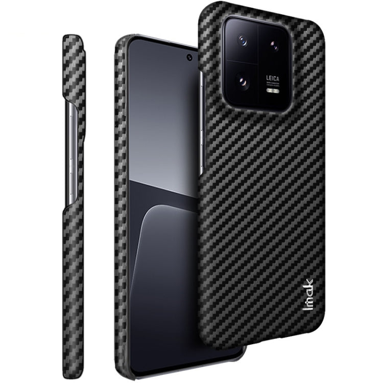 IMAK Ruiyi Series Carbon Fiber PU + PC Phone Case, For Xiaomi 13 5G 7.98mm Glass Version, For Xiaomi 13 Pro 5G 8.38mm Ceramic Version