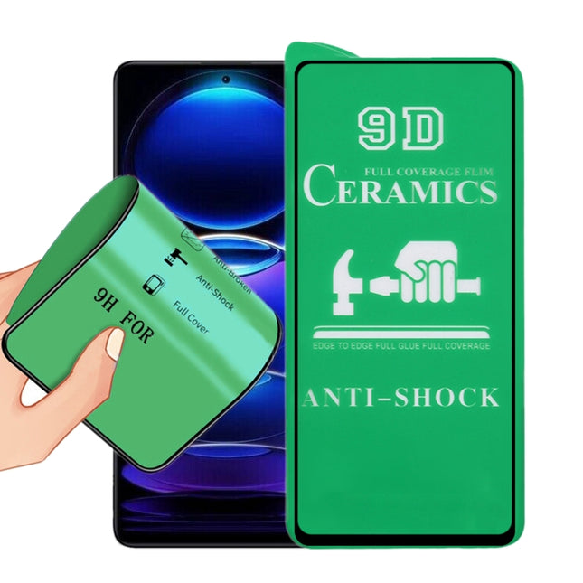 9D Full Screen Full Glue Ceramic Film, For Xiaomi Redmi Note 12 Pro/12 Pro+ Global/12R Pro (1 PC)