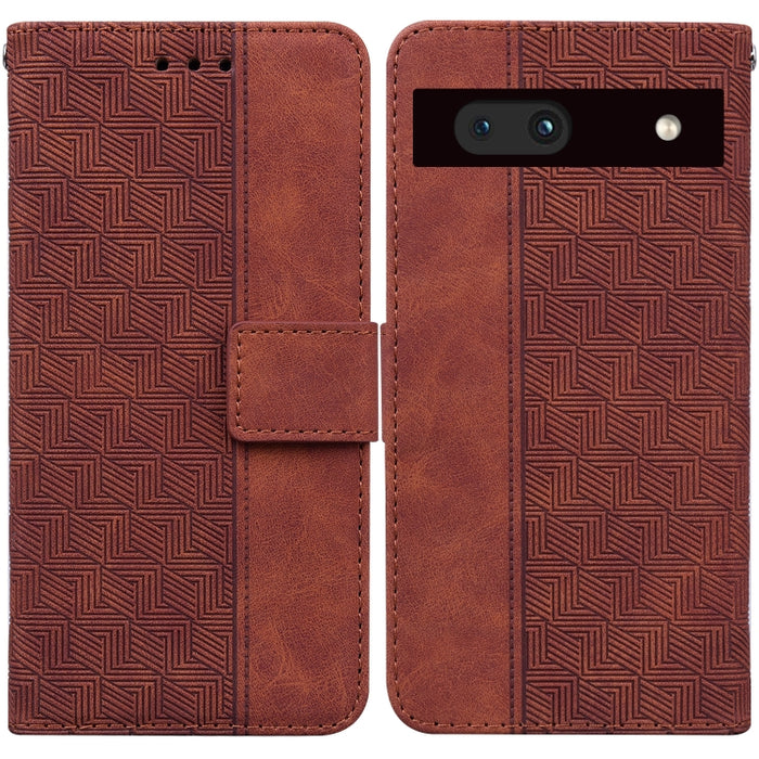 Geometric Embossed Flip Leather Phone Case, For Google Pixel 7a, For Infinix Hot 20 Play, For Samsung Galaxy A34 5G, For Samsung Galaxy A54 5G