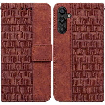 Geometric Embossed Flip Leather Phone Case, For Google Pixel 7a, For Infinix Hot 20 Play, For Samsung Galaxy A34 5G, For Samsung Galaxy A54 5G
