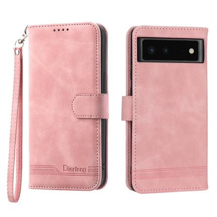 Dierfeng Dream Line TPU + PU Leather Phone Case, For Google Pixel 6, For Google Pixel 6 Pro, For Google Pixel 6a, For Google Pixel 7