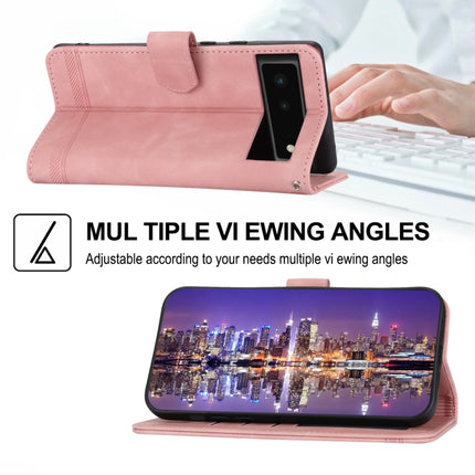 Dierfeng Dream Line TPU + PU Leather Phone Case, For Google Pixel 6, For Google Pixel 6 Pro, For Google Pixel 6a, For Google Pixel 7