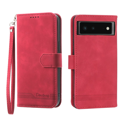Dierfeng Dream Line TPU + PU Leather Phone Case, For Google Pixel 6, For Google Pixel 6 Pro, For Google Pixel 6a, For Google Pixel 7