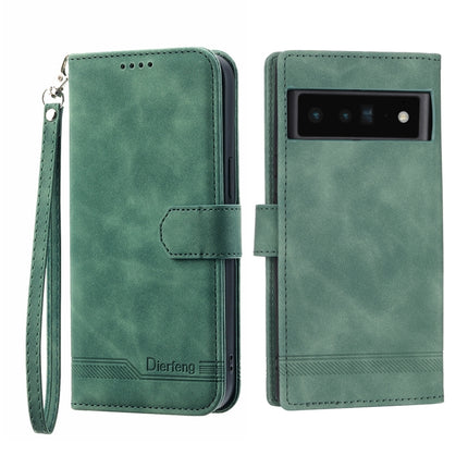 Dierfeng Dream Line TPU + PU Leather Phone Case, For Google Pixel 6, For Google Pixel 6 Pro, For Google Pixel 6a, For Google Pixel 7