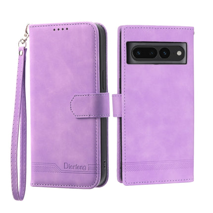 Dierfeng Dream Line TPU + PU Leather Phone Case, For Google Pixel 7 Pro, For Google Pixel 7a