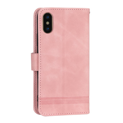 Dierfeng Dream Line TPU + PU Leather Phone Case, For iPhone XS Max, For iPhone XR, For iPhone X/XS, For iPhone 6 Plus/7 Plus/8 Plus