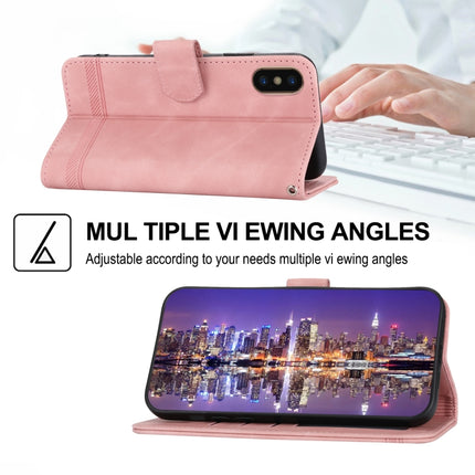 Dierfeng Dream Line TPU + PU Leather Phone Case, For iPhone XS Max, For iPhone XR, For iPhone X/XS, For iPhone 6 Plus/7 Plus/8 Plus