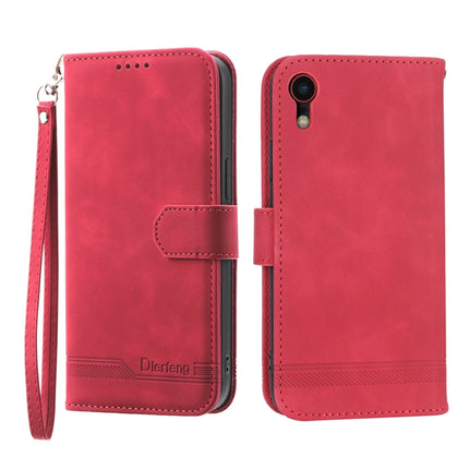 Dierfeng Dream Line TPU + PU Leather Phone Case, For iPhone XS Max, For iPhone XR, For iPhone X/XS, For iPhone 6 Plus/7 Plus/8 Plus