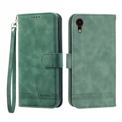Dierfeng Dream Line TPU + PU Leather Phone Case, For iPhone XS Max, For iPhone XR, For iPhone X/XS, For iPhone 6 Plus/7 Plus/8 Plus