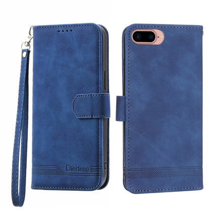 Dierfeng Dream Line TPU + PU Leather Phone Case, For iPhone XS Max, For iPhone XR, For iPhone X/XS, For iPhone 6 Plus/7 Plus/8 Plus