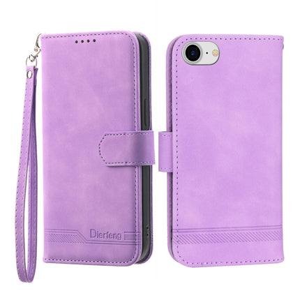 Dierfeng Dream Line TPU + PU Leather Phone Case, For iPhone 6/7/8/SE 2020/SE 2022