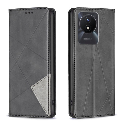 Prismatic Invisible Magnetic Leather Phone Case, For vivo Y02 4G, For Xiaomi Redmi 12C, For Xiaomi Redmi K60 / K60 Pro, For Xiaomi Redmi Note 12 Pro+ Global