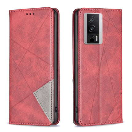 Prismatic Invisible Magnetic Leather Phone Case, For vivo Y02 4G, For Xiaomi Redmi 12C, For Xiaomi Redmi K60 / K60 Pro, For Xiaomi Redmi Note 12 Pro+ Global