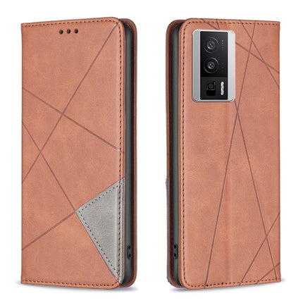 Prismatic Invisible Magnetic Leather Phone Case, For vivo Y02 4G, For Xiaomi Redmi 12C, For Xiaomi Redmi K60 / K60 Pro, For Xiaomi Redmi Note 12 Pro+ Global