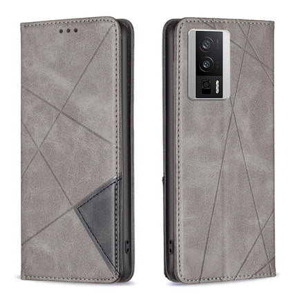 Prismatic Invisible Magnetic Leather Phone Case, For vivo Y02 4G, For Xiaomi Redmi 12C, For Xiaomi Redmi K60 / K60 Pro, For Xiaomi Redmi Note 12 Pro+ Global