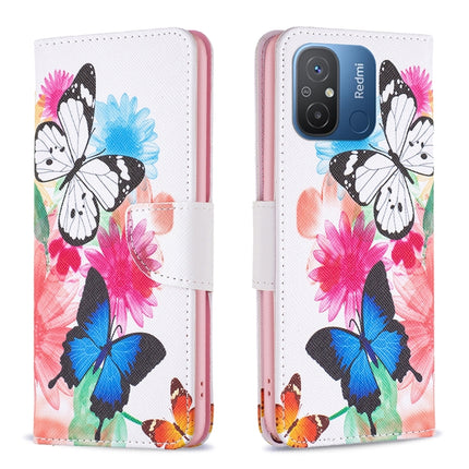 Drawing Pattern Leather Phone Case, For vivo Y02 4G, For Xiaomi Redmi 12C, For Xiaomi Redmi K60 / K60 Pro