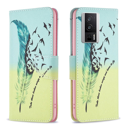 Drawing Pattern Leather Phone Case, For vivo Y02 4G, For Xiaomi Redmi 12C, For Xiaomi Redmi K60 / K60 Pro
