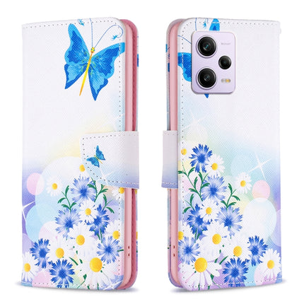Drawing Pattern Leather Phone Case, For Xiaomi Redmi Note 12 Pro+ Global, For Xiaomi Redmi Note 12 Pro 5G Global, For Xiaomi Redmi Note 12 Global