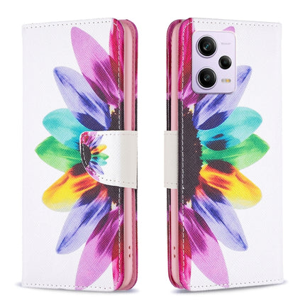 Drawing Pattern Leather Phone Case, For Xiaomi Redmi Note 12 Pro+ Global, For Xiaomi Redmi Note 12 Pro 5G Global, For Xiaomi Redmi Note 12 Global