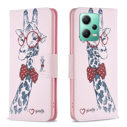 Drawing Pattern Leather Phone Case, For Xiaomi Redmi Note 12 Pro+ Global, For Xiaomi Redmi Note 12 Pro 5G Global, For Xiaomi Redmi Note 12 Global