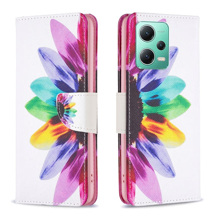 Drawing Pattern Leather Phone Case, For Xiaomi Redmi Note 12 Pro+ Global, For Xiaomi Redmi Note 12 Pro 5G Global, For Xiaomi Redmi Note 12 Global