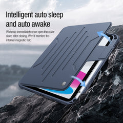 NILLKIN Bumper Snapsafe Multifunctional Leather Tablet Case with Pen Slot, For iPad 10th Gen 10.9 2022