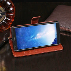 idewei Crazy Horse Texture Horizontal Flip Leather Case with Holder & Card Slots & Wallet, For BlackView A20 Pro, For Blackview A30, For Blackview A60
