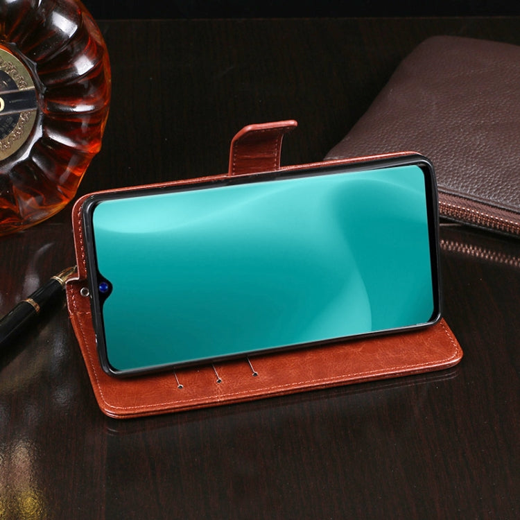 idewei Crazy Horse Texture Horizontal Flip Leather Case with Holder & Card Slots & Wallet, For Blackview A60, For Blackview A60 Pro, For Blackview A80 Pro