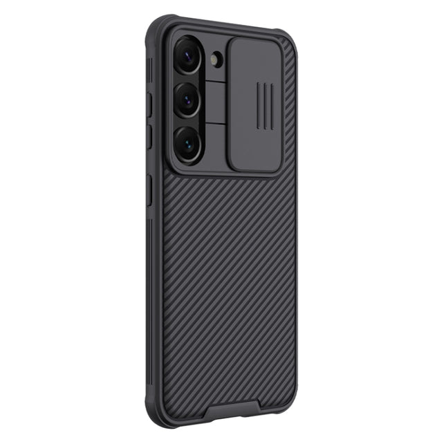 NILLKIN Black Mirror Pro Series Camshield Phone Case, For Samsung Galaxy S23 5G, For Samsung Galaxy S23+ 5G, For Samsung Galaxy S23 Ultra 5G