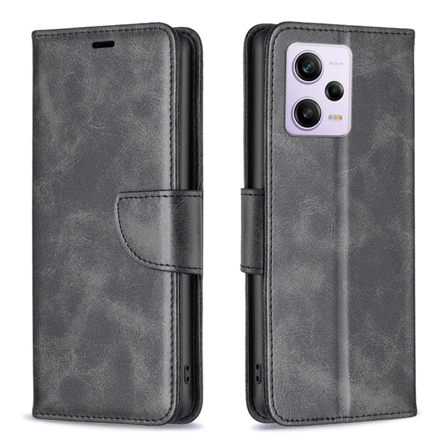 Lambskin Texture Leather Phone Case, For Xiaomi Redmi Note 12 Pro 5G Global, For Xiaomi Redmi Note 12 Global