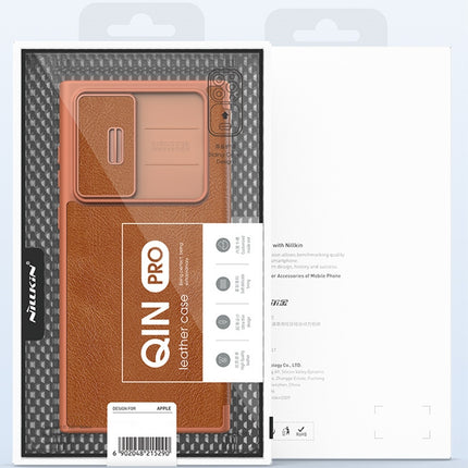 NILLKIN QIN Series Pro Sliding Camera Cover Design Leather Phone Case, For Samsung Galaxy S23+ 5G, For Samsung Galaxy S23 Ultra 5G