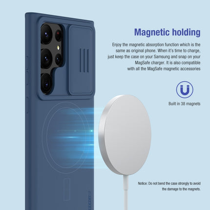 NILLKIN CamShield Liquid Silicone + PC Phone Case, For Samsung Galaxy S23 Ultra 5G