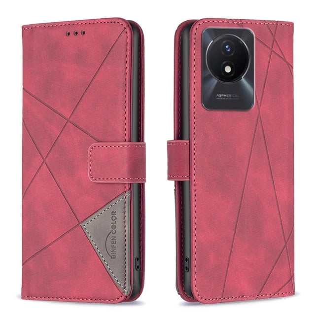 Magnetic Buckle Rhombus Texture Leather Phone Case, For vivo Y02 4G, For Xiaomi Redmi 12C, For Xiaomi Redmi K60 / K60 Pro, For Xiaomi Redmi Note 12 Pro+ Global