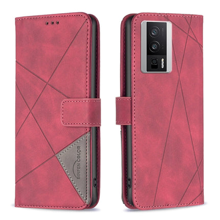 Magnetic Buckle Rhombus Texture Leather Phone Case, For vivo Y02 4G, For Xiaomi Redmi 12C, For Xiaomi Redmi K60 / K60 Pro, For Xiaomi Redmi Note 12 Pro+ Global
