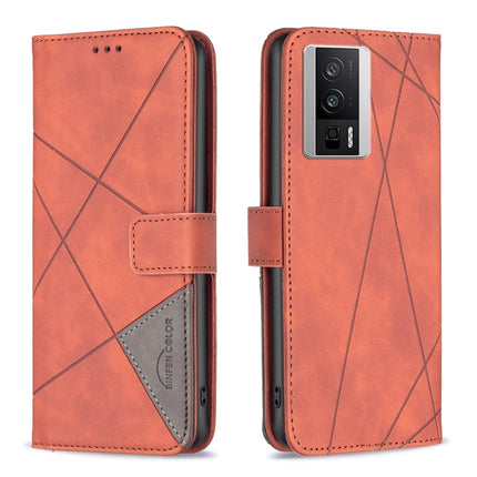 Magnetic Buckle Rhombus Texture Leather Phone Case, For vivo Y02 4G, For Xiaomi Redmi 12C, For Xiaomi Redmi K60 / K60 Pro, For Xiaomi Redmi Note 12 Pro+ Global