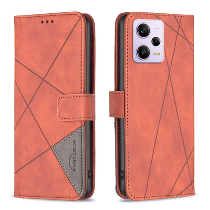 Magnetic Buckle Rhombus Texture Leather Phone Case, For vivo Y02 4G, For Xiaomi Redmi 12C, For Xiaomi Redmi K60 / K60 Pro, For Xiaomi Redmi Note 12 Pro+ Global