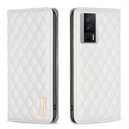 Diamond Lattice Magnetic Leather Flip Phone Case, For vivo Y02 4G, For Xiaomi Redmi 12C, For Xiaomi Redmi K60 / K60 Pro, For Xiaomi Redmi Note 12 Pro+ Global