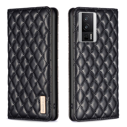 Diamond Lattice Magnetic Leather Flip Phone Case, For vivo Y02 4G, For Xiaomi Redmi 12C, For Xiaomi Redmi K60 / K60 Pro, For Xiaomi Redmi Note 12 Pro+ Global