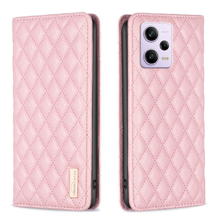 Diamond Lattice Magnetic Leather Flip Phone Case, For vivo Y02 4G, For Xiaomi Redmi 12C, For Xiaomi Redmi K60 / K60 Pro, For Xiaomi Redmi Note 12 Pro+ Global