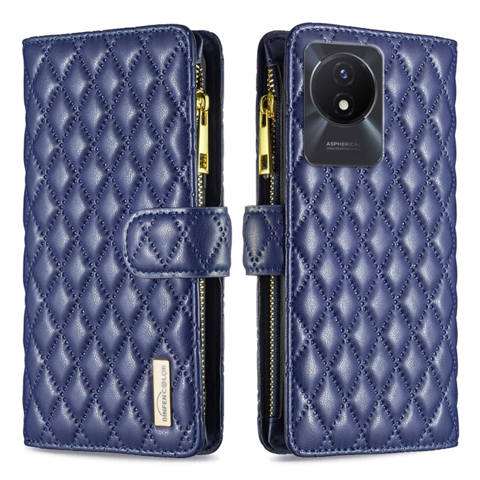 Diamond Lattice Zipper Wallet Leather Flip Phone Case, For vivo Y02 4G, For Xiaomi Redmi 12C, For Xiaomi Redmi K60 / K60 Pro, For Xiaomi Redmi Note 12 Pro+ Global