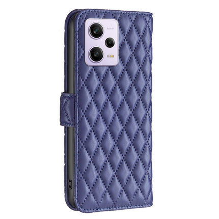 Diamond Lattice Wallet Leather Flip Phone Case, For Xiaomi Redmi Note 12 Pro 5G Global, For Xiaomi Redmi Note 12 Global