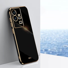 XINLI Straight Edge 6D Electroplate TPU Phone Case, For vivo iQOO 11 Pro 5G, For Xiaomi Redmi 12C 4G, For Xiaomi Redmi Note 12 Pro Speed