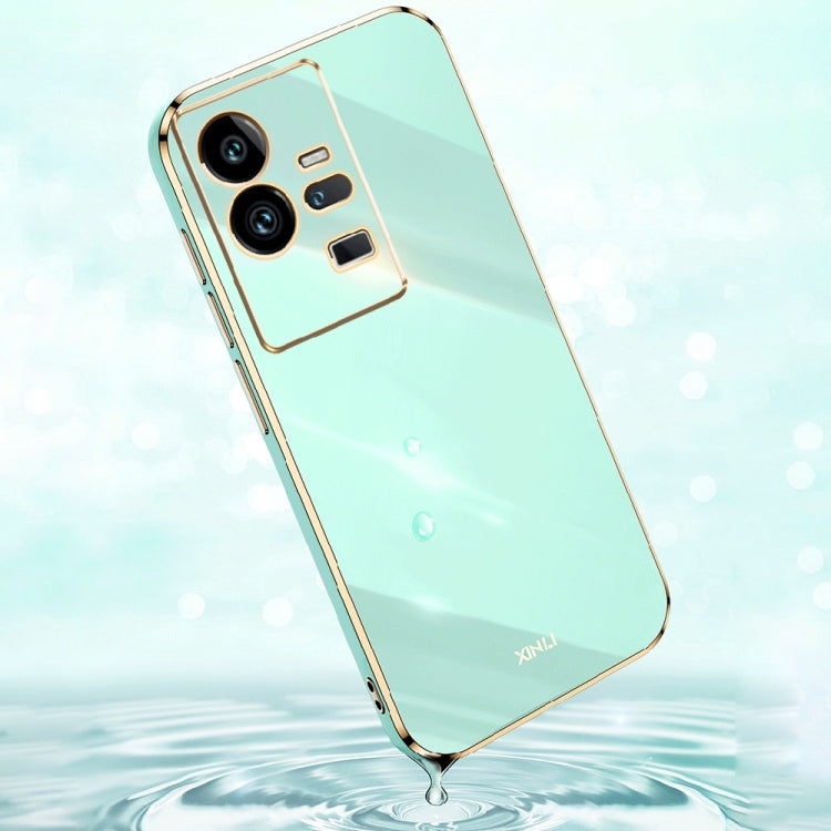 XINLI Straight Edge 6D Electroplate TPU Phone Case, For vivo iQOO 11 Pro 5G, For Xiaomi Redmi 12C 4G, For Xiaomi Redmi Note 12 Pro Speed