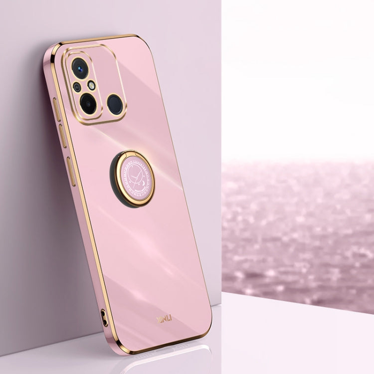 XINLI Straight Edge 6D Electroplate TPU Phone Case with Ring Holder, For vivo iQOO 11 Pro 5G, For Xiaomi Redmi 12C 4G, For Xiaomi Redmi Note 12 Pro Speed