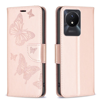 Embossing Two Butterflies Pattern Leather Phone Case, For vivo Y02 4G, For Xiaomi Redmi 12C, For Xiaomi Redmi K60 / K60 Pro, For Xiaomi Redmi Note 12 Pro+ Global