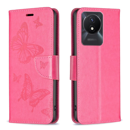 Embossing Two Butterflies Pattern Leather Phone Case, For vivo Y02 4G, For Xiaomi Redmi 12C, For Xiaomi Redmi K60 / K60 Pro, For Xiaomi Redmi Note 12 Pro+ Global