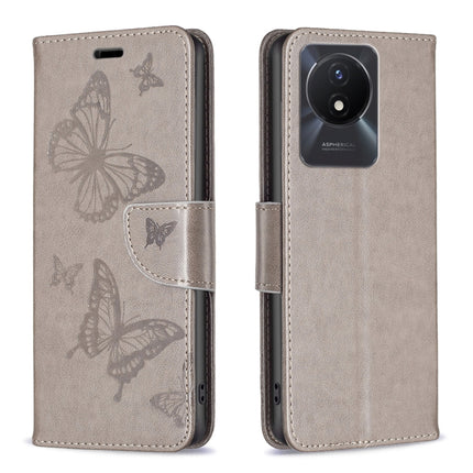 Embossing Two Butterflies Pattern Leather Phone Case, For vivo Y02 4G, For Xiaomi Redmi 12C, For Xiaomi Redmi K60 / K60 Pro, For Xiaomi Redmi Note 12 Pro+ Global