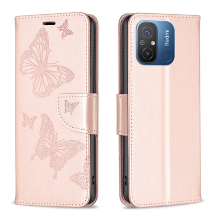 Embossing Two Butterflies Pattern Leather Phone Case, For vivo Y02 4G, For Xiaomi Redmi 12C, For Xiaomi Redmi K60 / K60 Pro, For Xiaomi Redmi Note 12 Pro+ Global